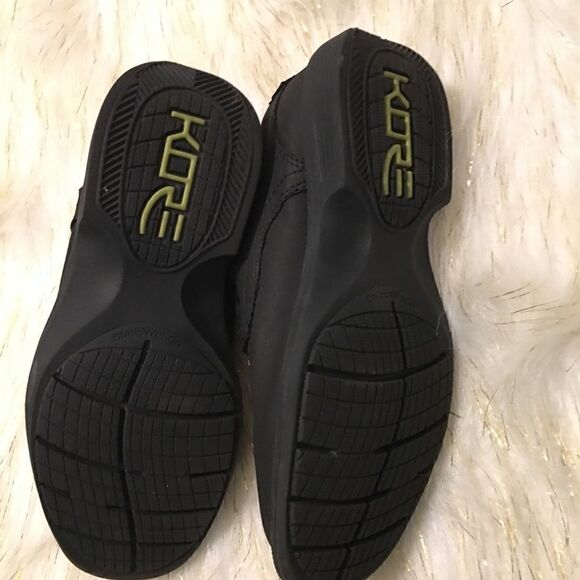 Nunn Bush KORE Matt Black memory foam shoes - Picture 3 of 4